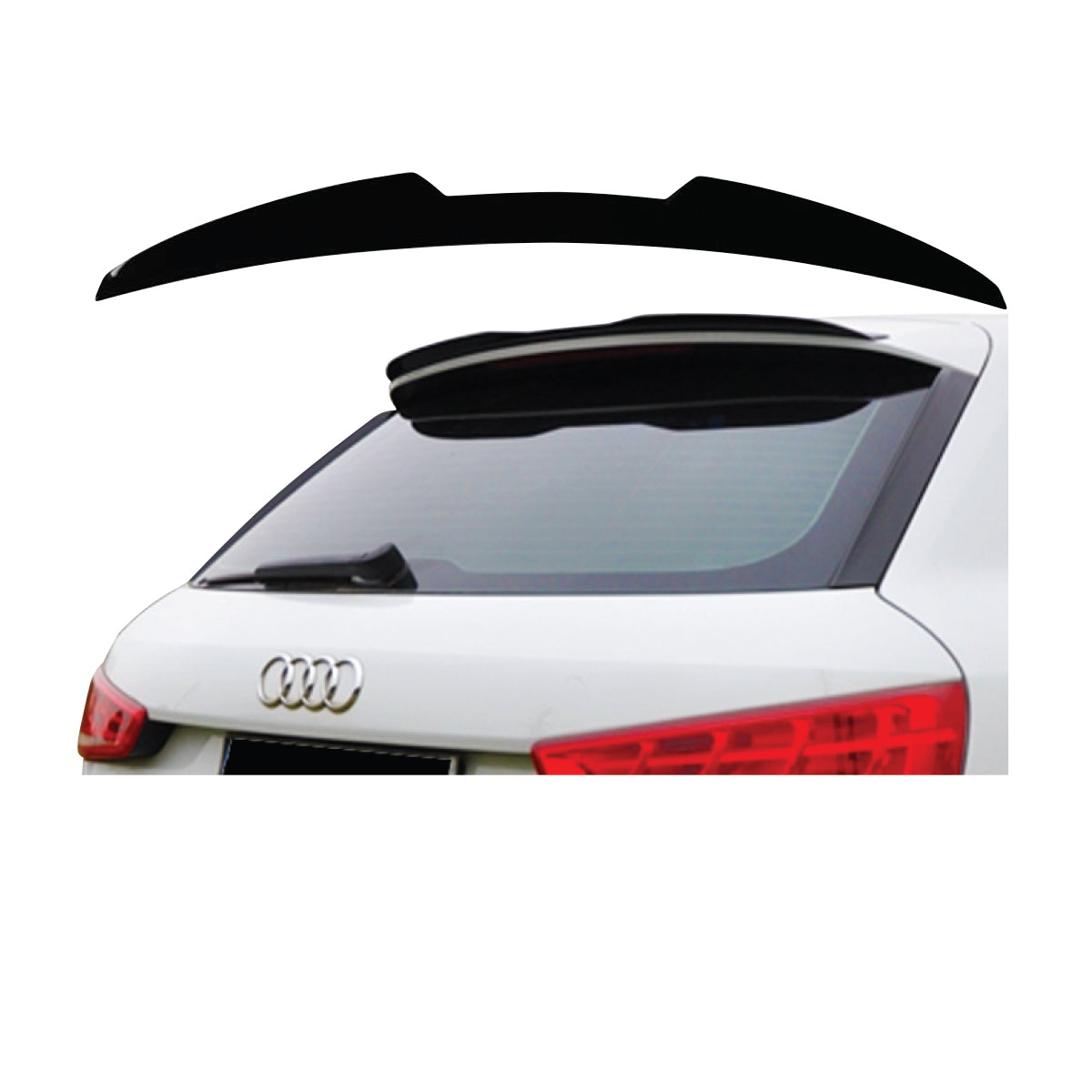 Audi Q3 2013+ Winglet High Gloss Black
