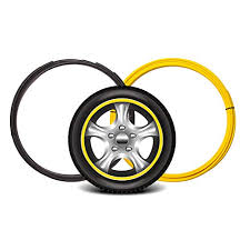 Universal 2 Piece Rim Guard Yellow