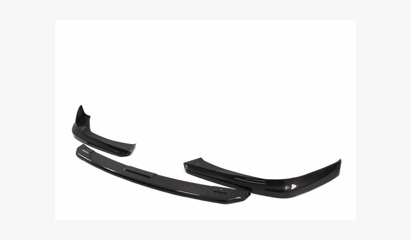 Nissan Sentra Front Lip Spoiler 3 Piece Black