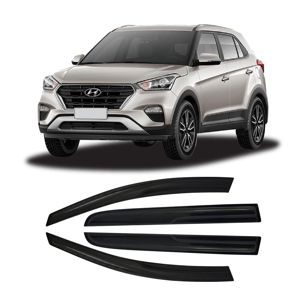 Hyundai Creta 2018+ Injection Black Windshields 4pc