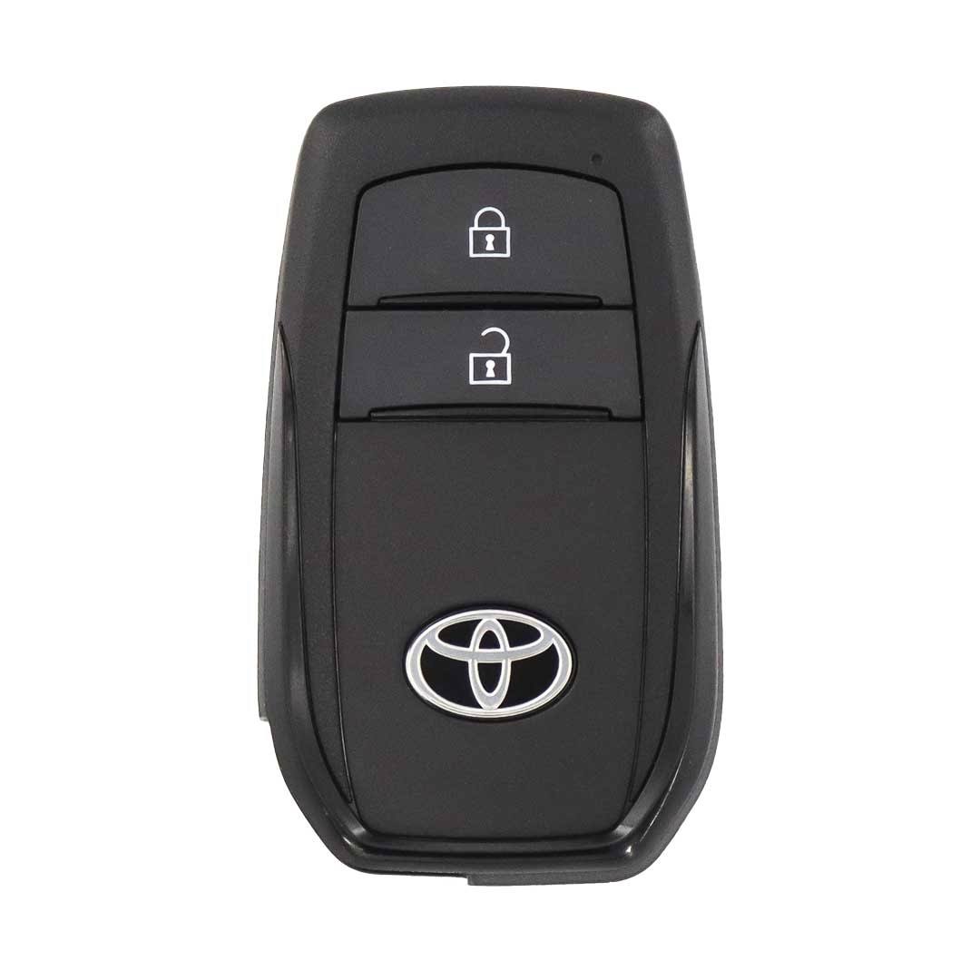 Fortuner 2016+ 3 Button Silicone Key Fob Case Black