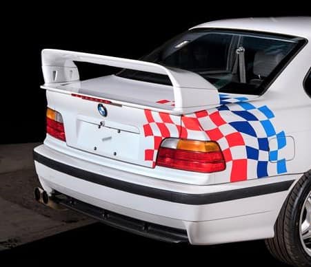Bmw E36 Motorsport 4 Pc Black Boot Spoiler