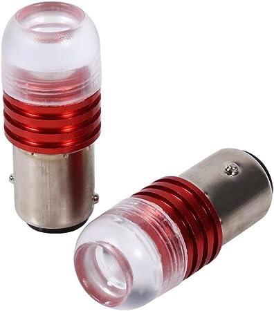 Double Conatct 3 Led Red Flashing Brake Light Bulbs