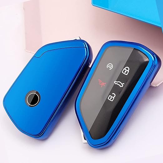 Vw Golf 8 Plastic Key Fob Case Blue