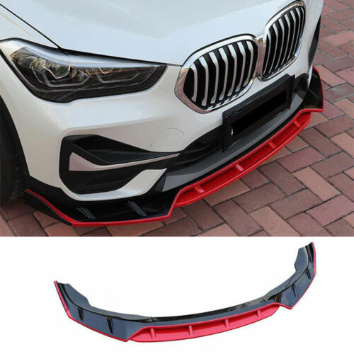 Bmw X1 M Tek Red Tip Front Lip Spoiler