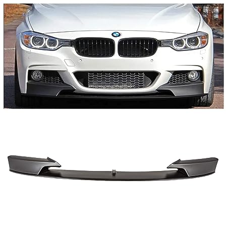Bmw F30 Sport M Performance 3 Pce Front Lip Gloss Black