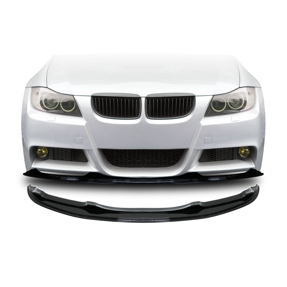 Bmw E90 2005+ M Performance 1 Piece Front Lip Gloss Black