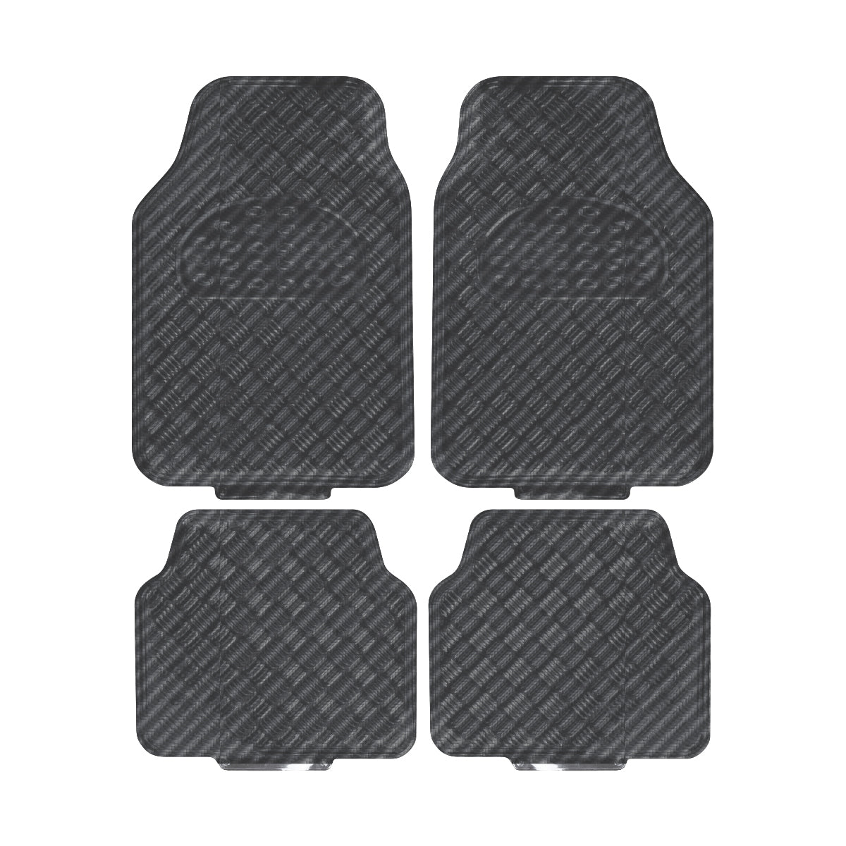 Carbon Chrome Car Mats