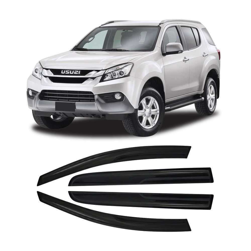 Isuzu Mux 2018+ Injection Black Windshields 4pc