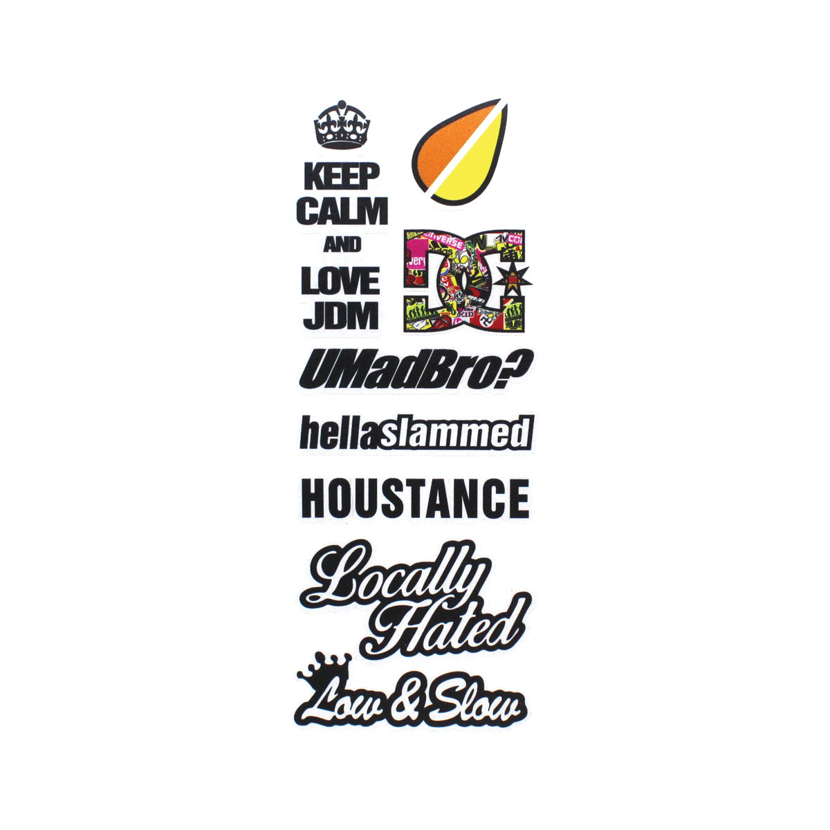 Dg Keep Calm 20cm Long Sticker