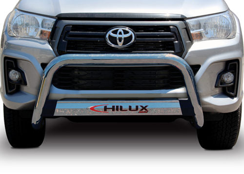 Hilux Dakar 2018+ Chrome 3 Inch Nudge Bar