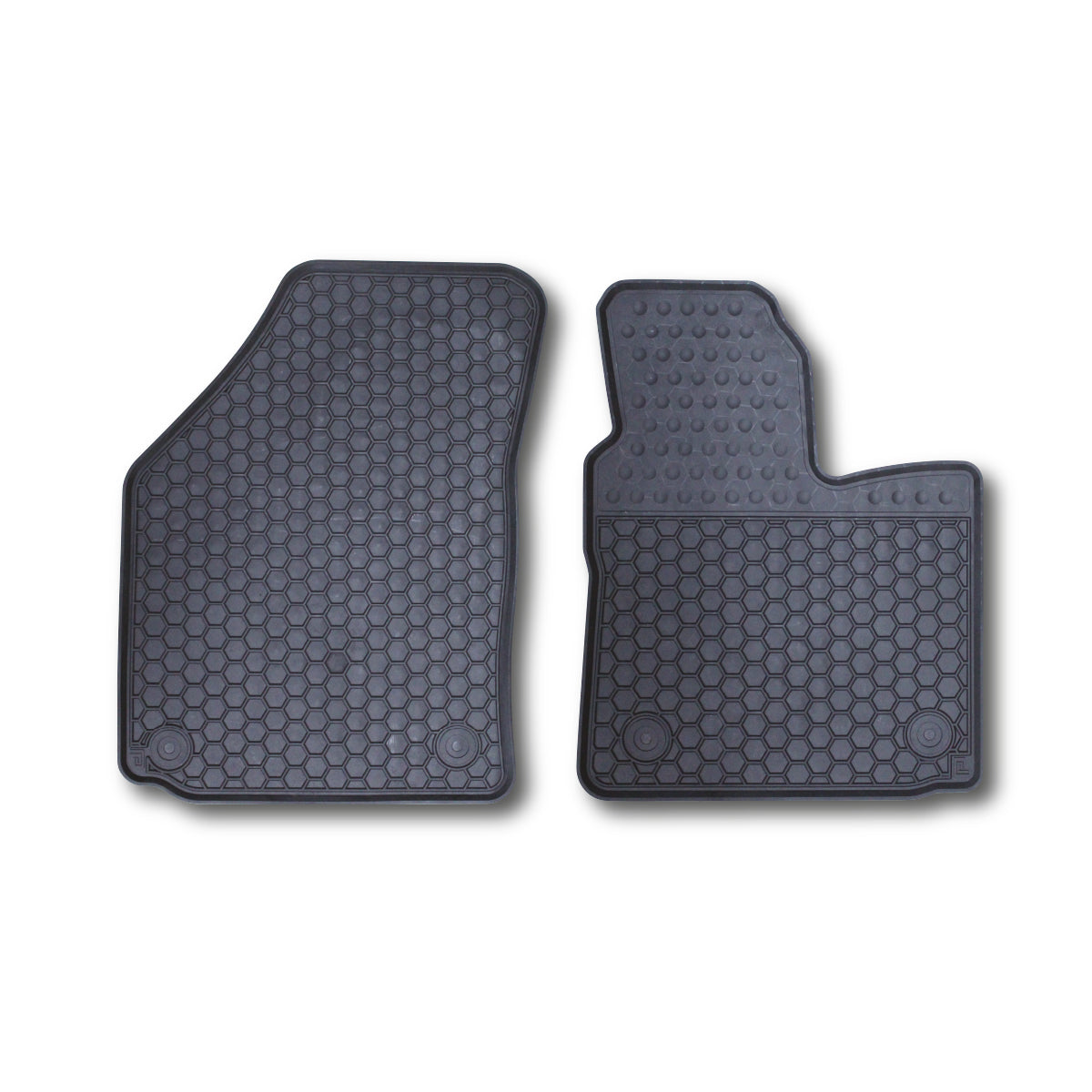 Vw Caddy 2010+ Latex Mats 2 Piece
