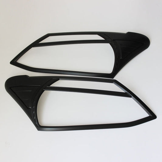 Isuzu 2012+ Black Headlight Trim 2 Piece Set