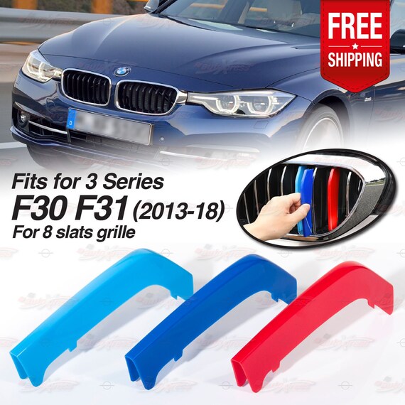 Bmw F30 M Tek 8 Rod M Colour Kidney Grill Clips