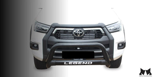 Hilux Legend 2021+ Aw 3 Inch Nudge Bar Black